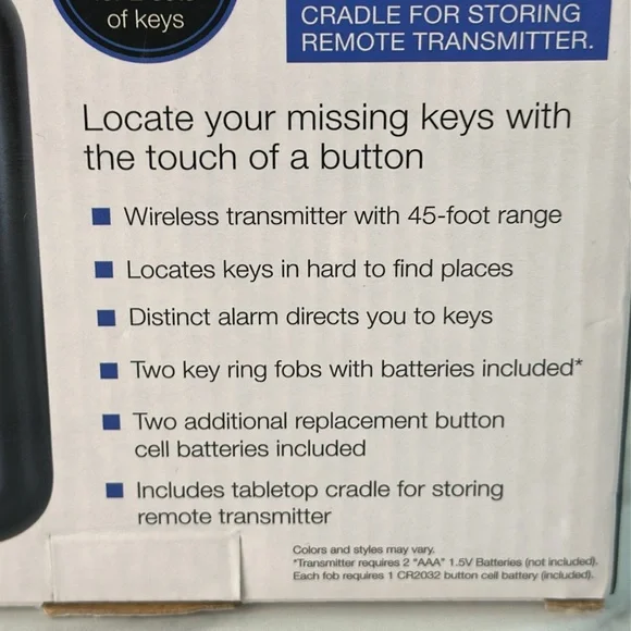 New-Sharper Image Key Finder with Black Design - Picture 5 of 11